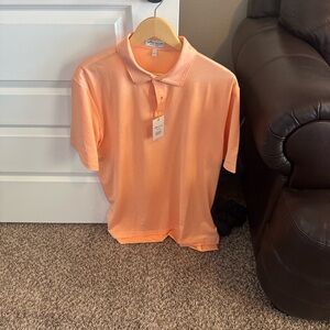 Peter Millar Light Orange Polo Shirt